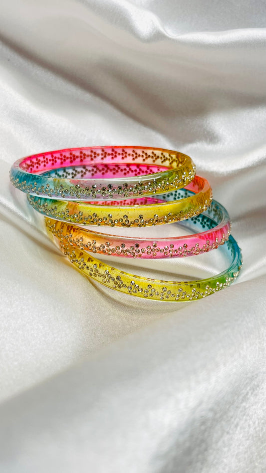 Sparkling Rainbow Kada- Elegant Party & Casual Jewellery